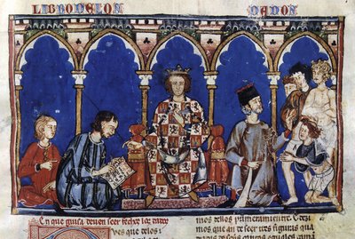 Alfonso X el Sabio som domare, från hans Libro de los Dados (20681403203) av Georgia Levan Ramishvili from Tbilisi
