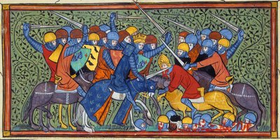 Charles Martel i slaget vid Tours, Frankrikes stora krönikor (27686528435) av Georgia Levan Ramishvili from Tbilisi