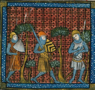 Korsfarare, från Chroniques de France ou de St Denis, 1300-talet (22716450535) av Georgia Levan Ramishvili from Tbilisi