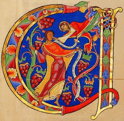 Gud tilltalar Jeremiah, Winchester Bible, 1160-75 (22797800517) av Georgia Levan Ramishvili from Tbilisi