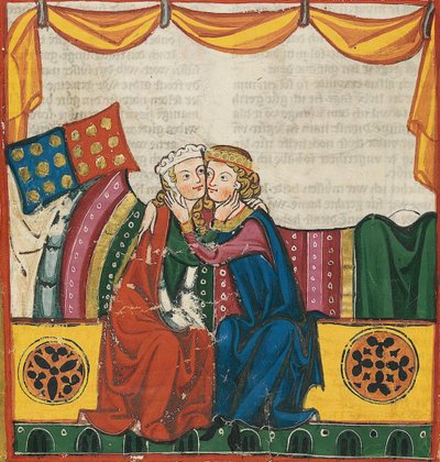Hugo von Werenwag, från Codex Manesse, 1305-15 (42640388224) av Georgia Levan Ramishvili from Tbilisi