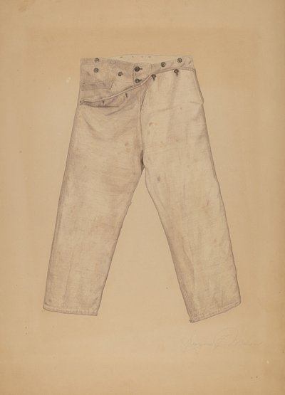 Hemspunna ridbyxor av Georgine E. Mason