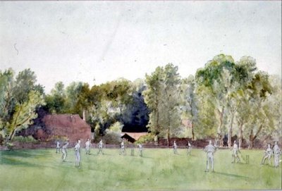 Cricketmatchen av Gerard Chowne