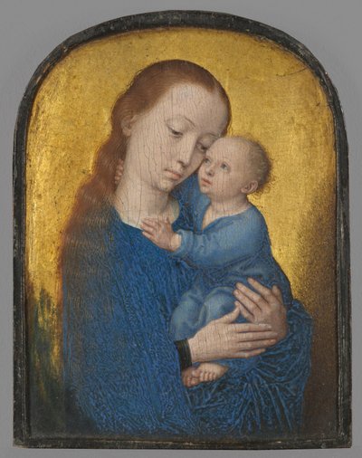 Del av en diptyk: Maria med barnet av Gerard David