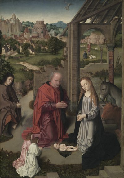 The Nativity, c.1485-90 av Gerard David