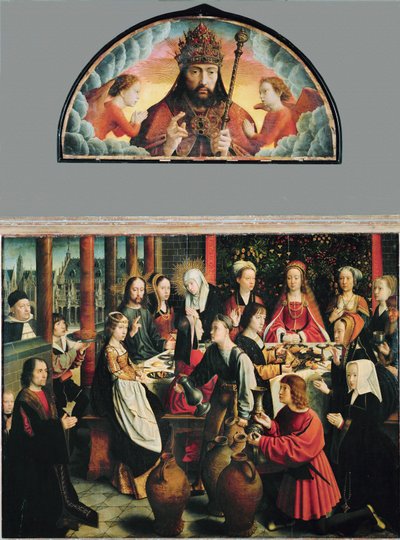 Bröllopet på Cana ... av Gerard David