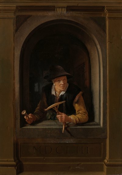 En fiskares fru av Gerrit Dou