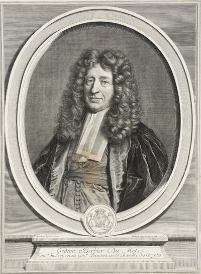 Gédéon Berbier du Metz av Gérard Edelinck