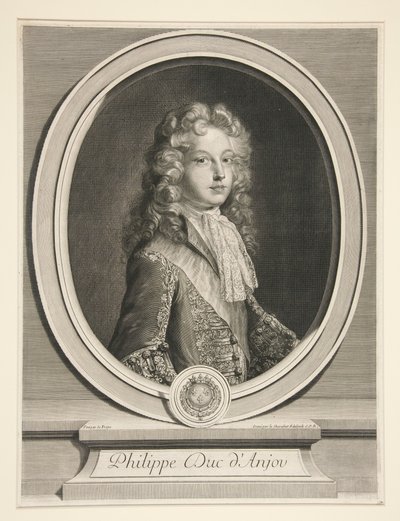 Filip V, hertig av Anjou av Gérard Edelinck