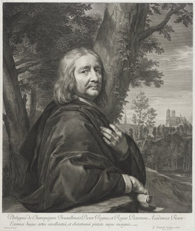 Philippe de Champaigne av Gérard Edelinck