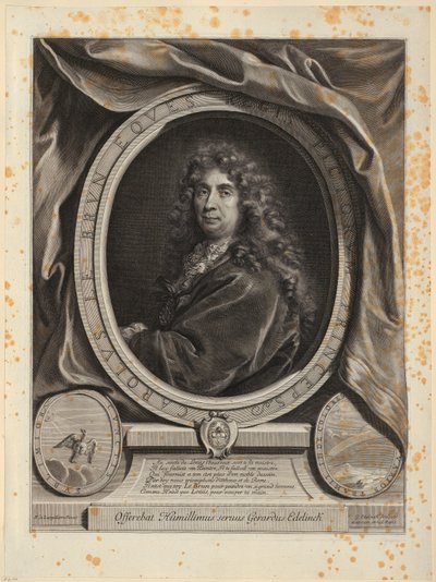 Porträtt av Eustache Teissier av Gérard Edelinck
