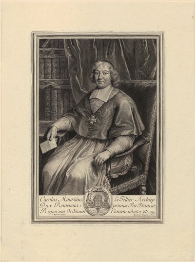 Porträtt av Raimond Poisson av Gérard Edelinck