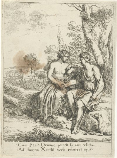 Paris i Oenone av Gerard Hoet (I)