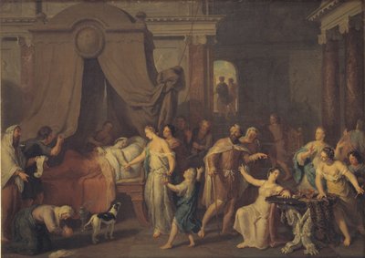Alcestis och Admetus av Gerard Hoet I