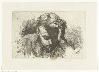 Självporträtt av Gerard Jan Bos