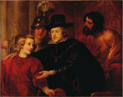 Filip IV av Spanien 1605-1665 skickar iväg sin bror Kardinal-Infante Ferdinand av Österrike 1609-1 av Gerard . Seghers