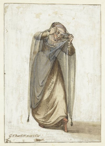 Venetiansk kurtisan av Gerard ter Borch