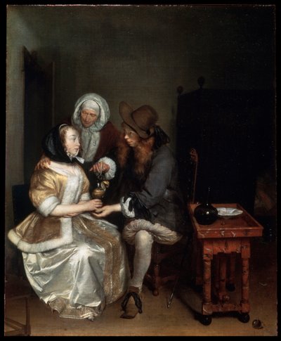 "Ett glas lemonad", 1660-talet. av Gerard Terborch II