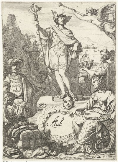 Allegori om handel med Merkurius av Gerard de Lairesse (rejected attribution)