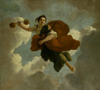 Justitia: Allegorisk framställning av vården av spetälska och dårar av Gerard de Lairesse