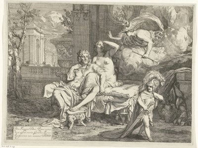 Mercury beordrar Calypso att låta Odysseus gå av Gerard de Lairesse