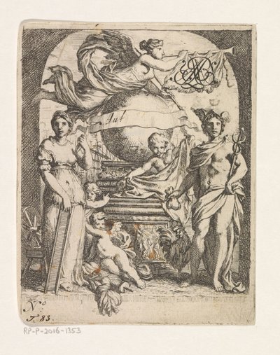 Merkurius och vävkonsten av Gerard de Lairesse