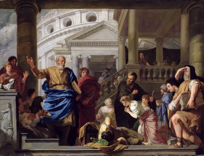 The Death of Ananias, 1687-89  av Gerard de Lairesse