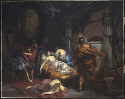Kleopatras död, 1686 av Gerard de Lairesse