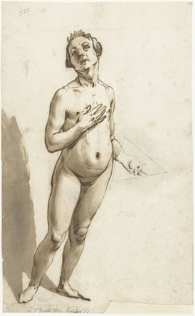 Stehender Adam von Gerard ter Borch