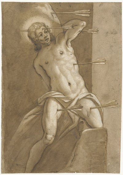 Sankt Sebastian av Gerard ter Borch (I)