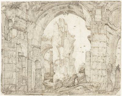 Ruïnes van de therme van Caracalla, Rom av Gerard ter Borch (I)