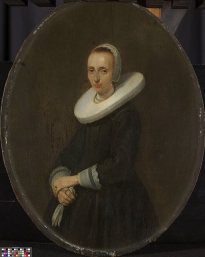 Johanna Bardoel (d. 1667). Hustru till Gerard the Schalke av Gerard ter Borch (II)