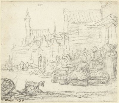 Marknadsbräderulle av Gerard ter Borch (II)