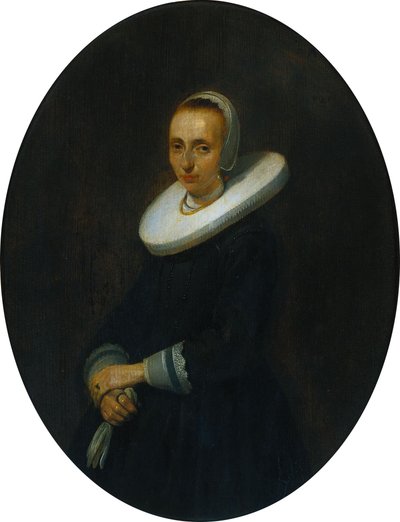 Johanna Bardoel (död efter 1667). Hustru till Gerard van der Schalcke av Gerard ter Borch