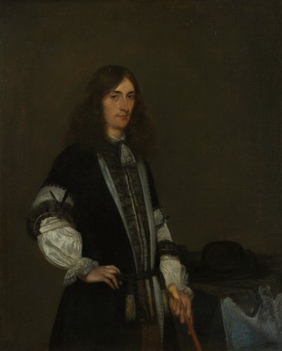 Porträtt av François de Vicq (1646-1707). av Gerard ter Borch