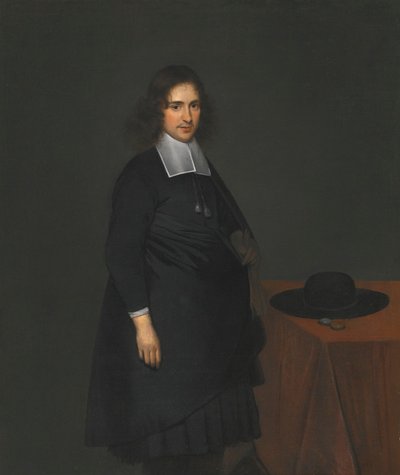 Porträtt av en ung man av Gerard ter Borch