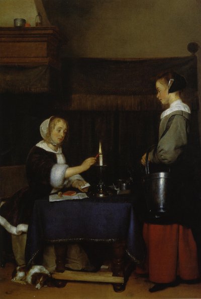 Korrespondenten av Gerard ter Borch