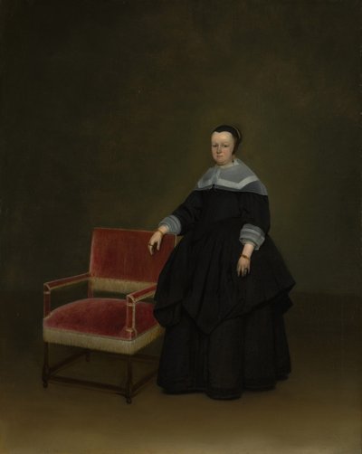 Margaretha van Haexbergen, c.1666-67 av Gerard ter Borch