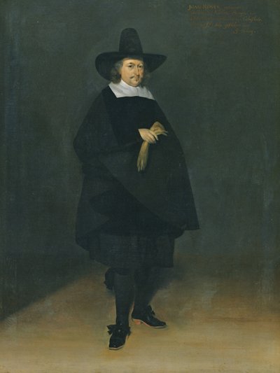 Porträtt av Burgermeister Jan Roever (1610-61) av Gerard ter Borch