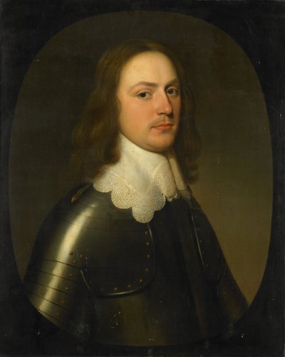 Holländska: Porträtt av en officer Porträtt av en officer av Gerard van Honthorst