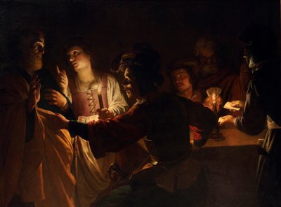 Sankt Peters förnekelse av Gerard van Honthorst