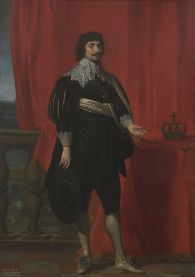 Porträtt av Fredrik V, kung av Böhmen (1596-1632) av Gerard van Honthorst