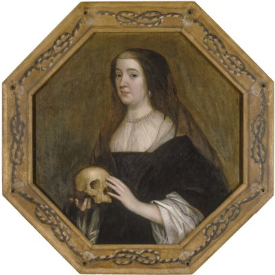 Porträtt av Amalia av Solms av Gerard van Honthorst