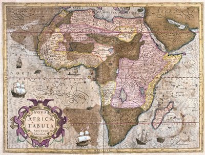 Afrika (gravyr av Gerardus Mercator