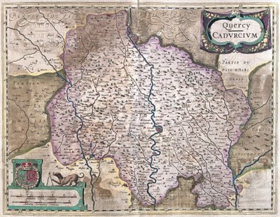Cahors, Frankrike (gravyr av Gerardus Mercator