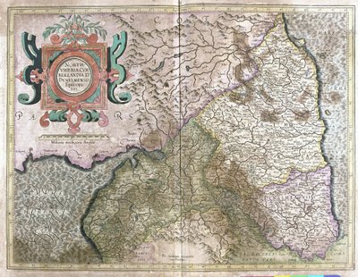 England och Skottland (gravyr av Gerardus Mercator