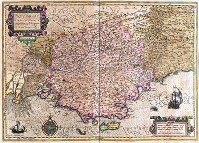 Frankrike (gravyr av Gerardus Mercator