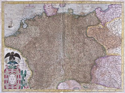 Tyskland (gravyr av Gerardus Mercator
