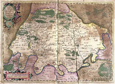 Ile-de-France, norra Frankrike av Gerardus Mercator