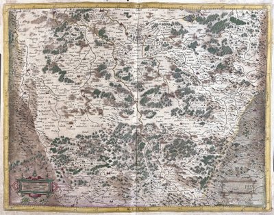 Lorraine, Frankrike (gravyr av Gerardus Mercator